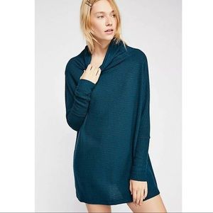 Free People We The Free Kitty Thermal Mock Sweater